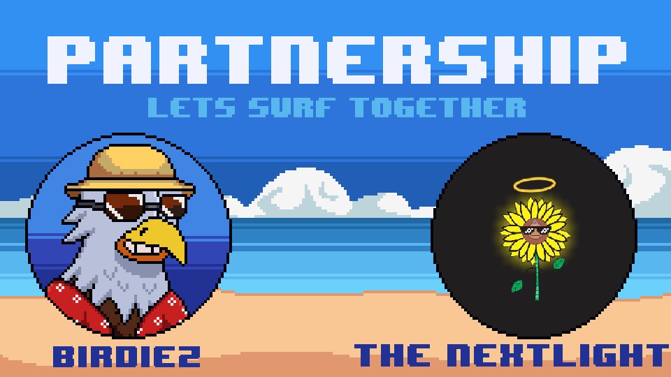 BitEaglez's tweet photo. A Prolific Partnership 🌻

✅Follow @SuiBirdiez &amp; @thelightonsui 
✅Like/Retweet
✅Join discords
https://t.co/CUZaUWbL6P
https://t.co/l6dvdAowF4

🎉 Reward: 
10 x WL Spots for both projects! 👀

⏳48hrs!

#SuiEcosystem #SuiNFTs #Sui #NFT #NFTs #pixelart #Sui #Suinami #WLGiveaways https://t.co/0x61avABXx