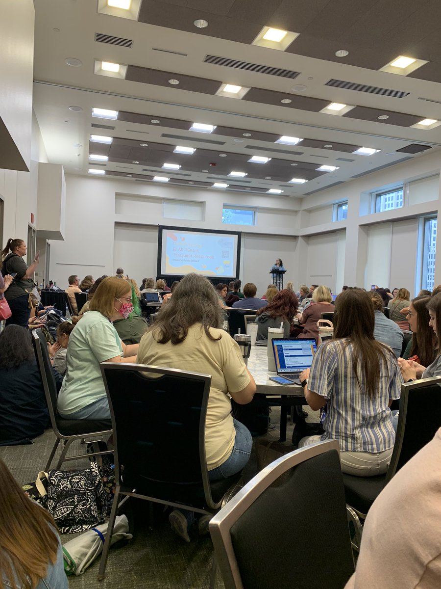 Packed room with <a href="/nmgutierrez03/">Norma Gutierrez</a> starting the morning with ELAR &amp; <a href="/TexQuest/">TexQuest</a> #txla23 <a href="/TXLA/">Texas Library Assn.</a> <a href="/AltonElementary/">Alton Elementary</a> <a href="/BrenhamISD/">Brenham ISD</a> librarians learning <a href="/GwenwallerL/">Gwen L Waller</a> <a href="/AlisonVanek/">Little People Library Lady</a> #morethanbooks