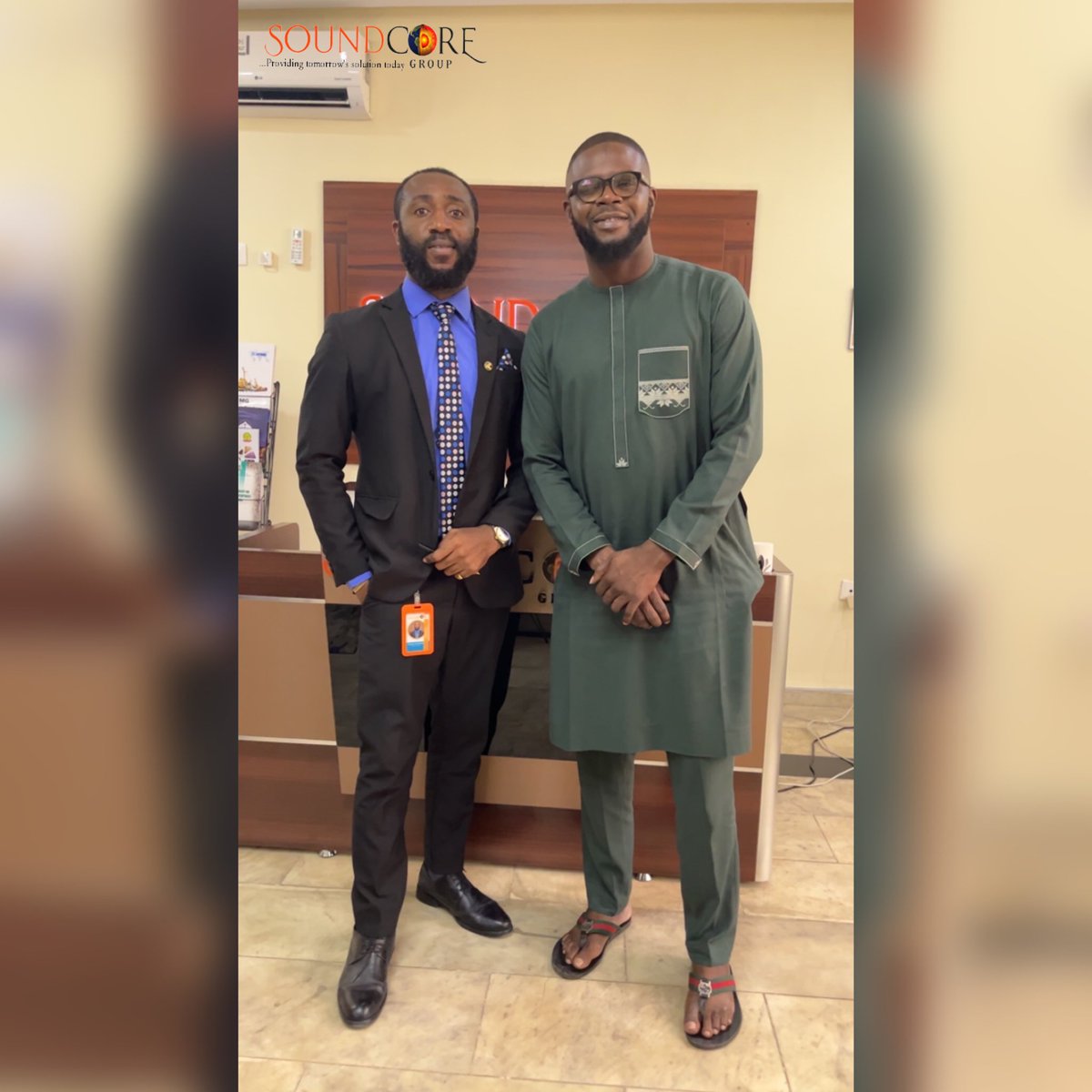 SoundCoreGroup's tweet photo. @JJCSKILLZ at the Soundcore Corporate Office earlier today

We are Soundcore
We are Excellent https://t.co/65iOroEYTH