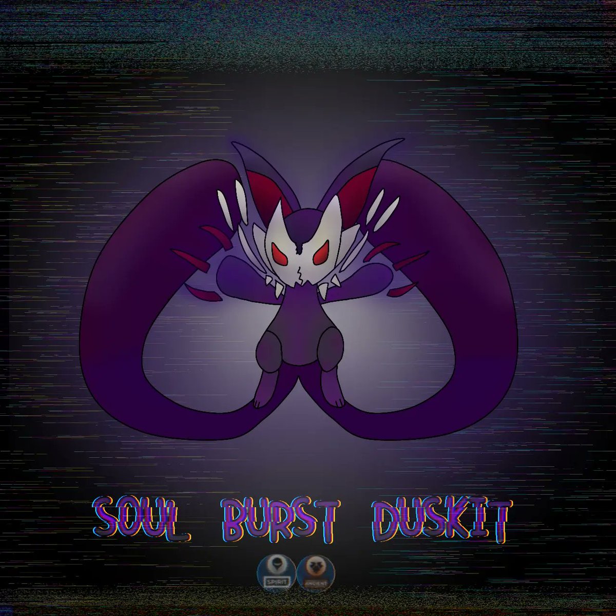 Timmy_RBLX's tweet photo. My version of Soul Burst Duskit!
Spectral Shield*: The user shields itself with ghostly spirit powers. It reduces every direct damage if it is in full health (like Multiscale)

#loomianlegacyart #soulburst #duskit #roblox #robloxloomianlegacy #fanart #artwork https://t.co/m1XInpbVHE