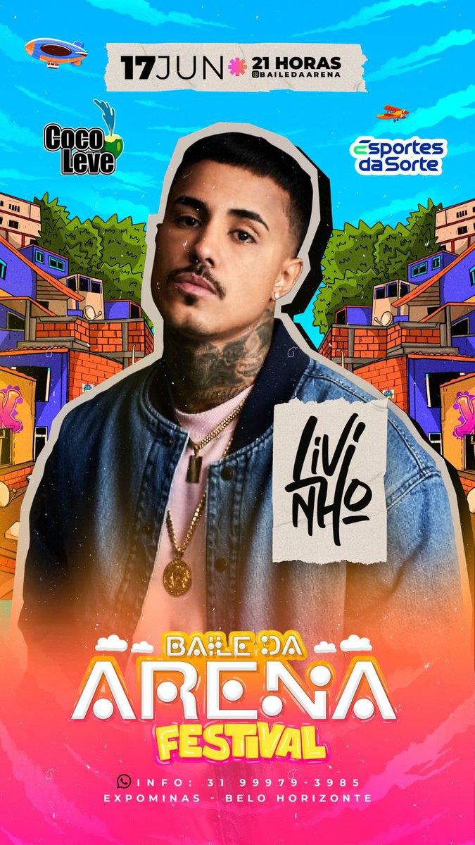 MC LIVINHO é a nossa quarta atração confirmada no melhor baile da cidade ! 🔥

.

Nome histórico no funk, MC LIVINHO chega ao palco do melhor baile da cidade pela primeira vez pra fazermos história ! 🎉

. 

Aguardamos todos pra mais uma noite histórica ! #OMelhorBaileDaCidade !