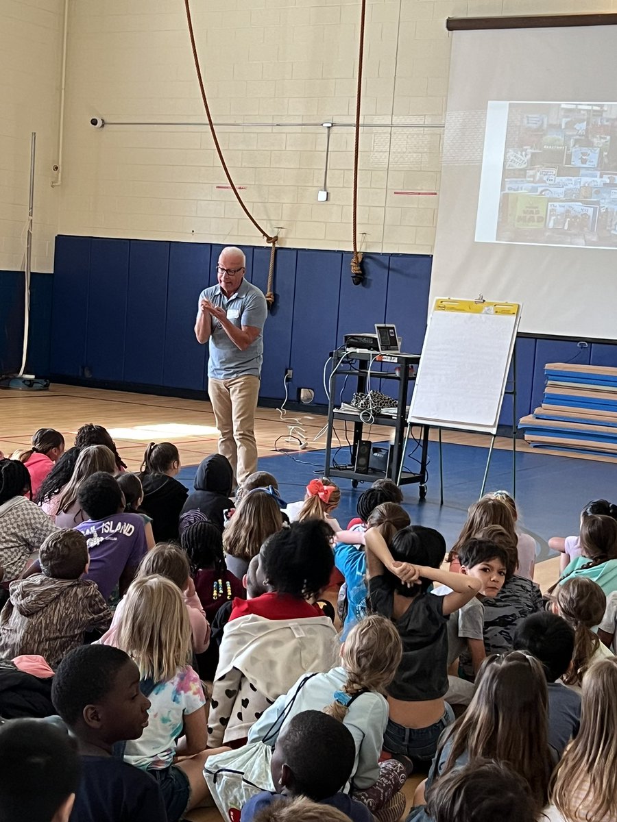 ASESLibrary's tweet image. Smith Sharks get to spend the day with author and illustrator Henry Cole 📚🦈 @sharkhappenings @ccpsinfo