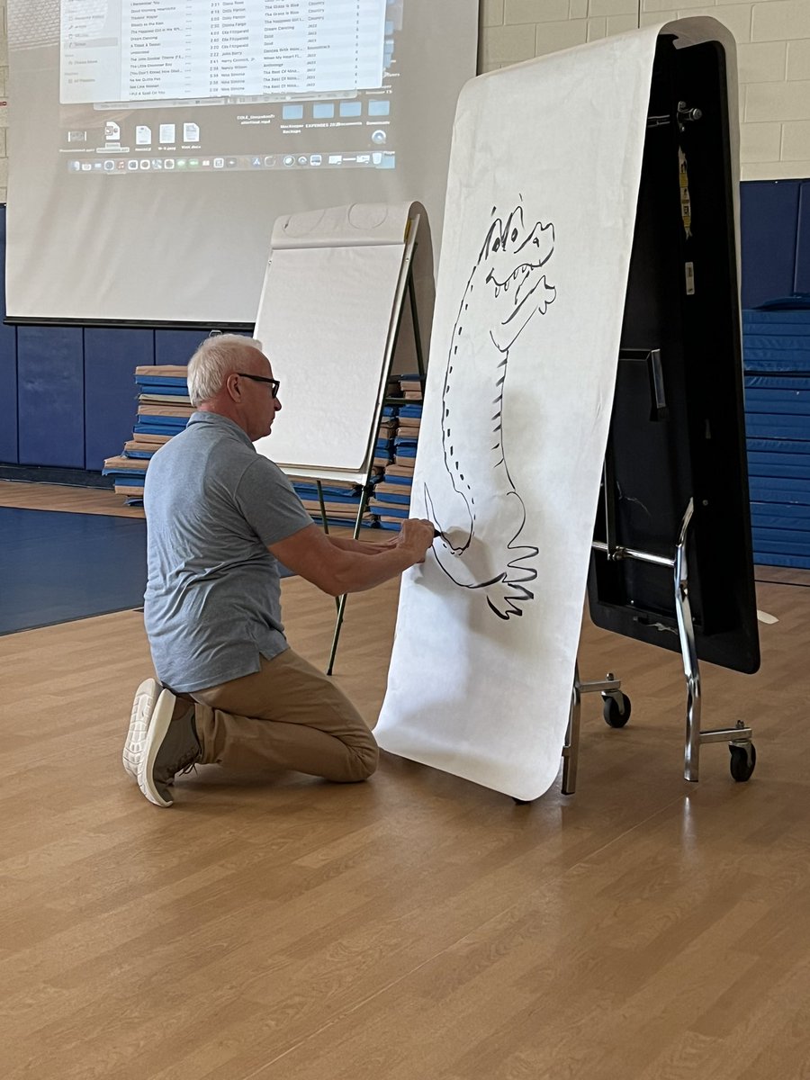 ASESLibrary's tweet image. Smith Sharks get to spend the day with author and illustrator Henry Cole 📚🦈 @sharkhappenings @ccpsinfo