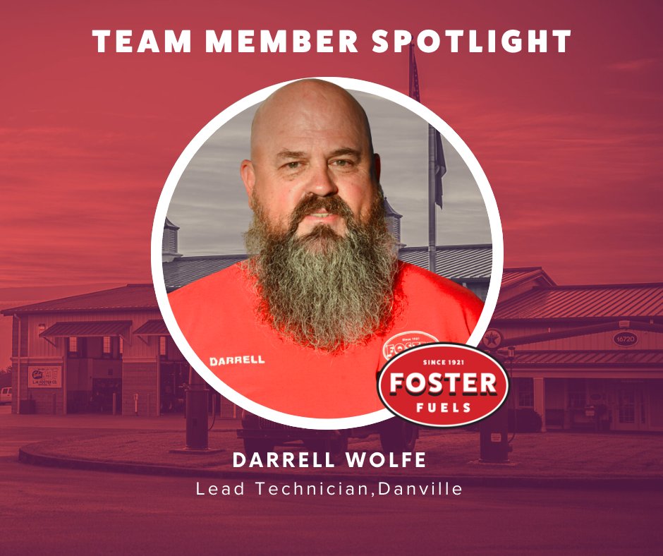 FosterFuelsInc's tweet photo. “Darrell has a tremendous work ethic and is meticulous at his work.  He is truly an asset to Foster Fuels and an even better person!” - Adam Kendrick, Danville Branch Manager https://t.co/6sfBQHYhRX