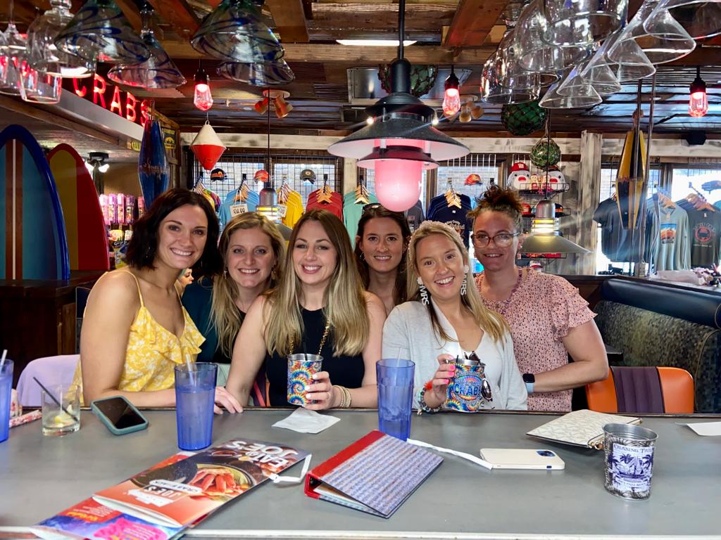 Joes_Crab_Shack's tweet photo. The last fling before the ring 💍 bachelorette party 
.

.

.
#joescrabshack #joes #crabshack #crabbymonday #crab #crablegs #Seafood #shrimp #calamari #voodoochickenfingers #clamchowder https://t.co/f2is5VOXq9