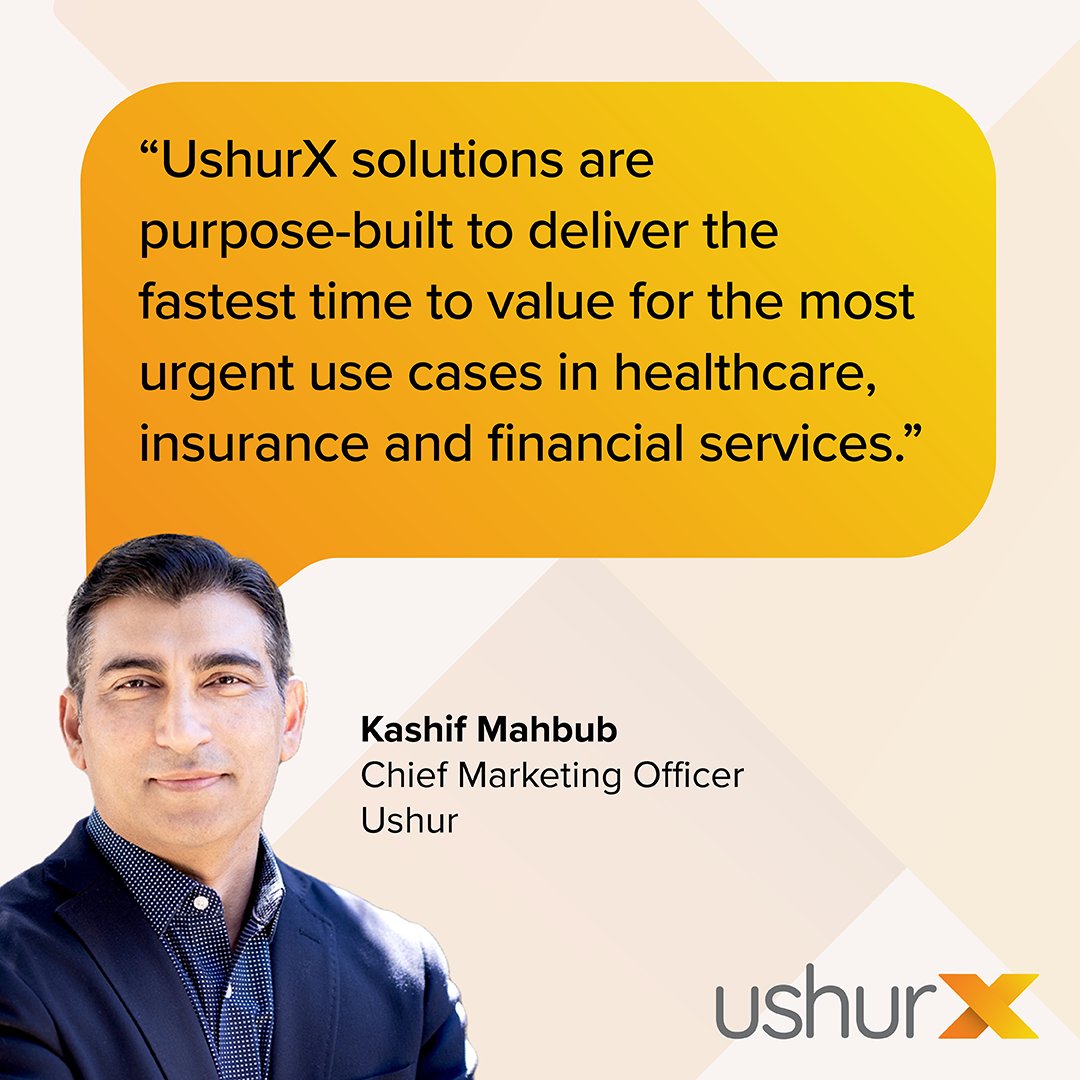 ushurInc's tweet photo. UshurX - Ready out-of-the-box solutions for your most urgent use cases in #healthcare, #insurance and #finserv. Ideation to production in 3 simple steps.
Read it here: https://t.co/qSbGPRESVV
#ushurx #nocode #intelligentautomation #digitaltransformation #experienceautomation https://t.co/ILHxUGotvD