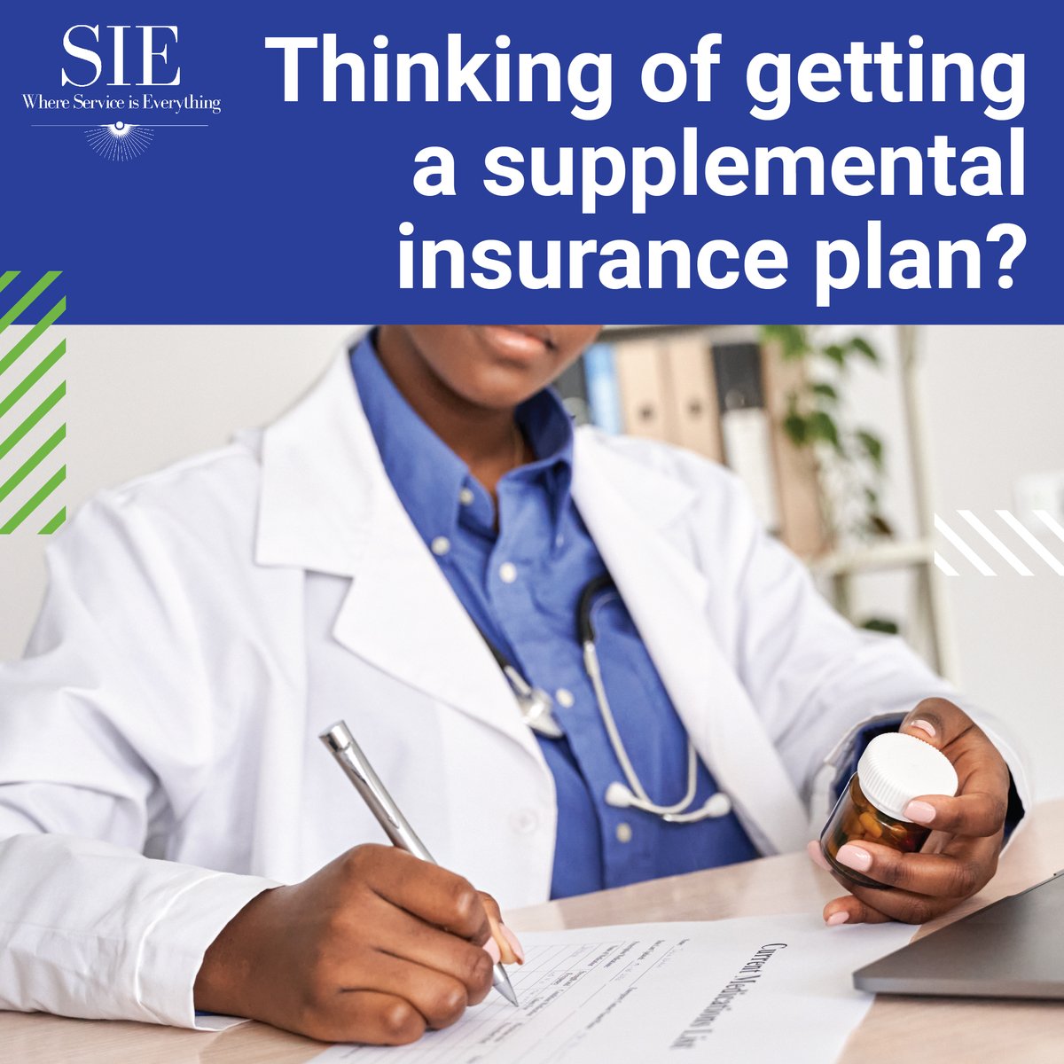 SIE_Tupelo's tweet image. Thinking of getting a supplemental insurance plan? Speak to one of our experts today and see how we can help you get started. #MedicareSupplement #InsurancePlanning #LocalInsuranceAgency