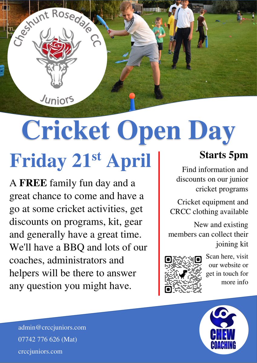 Cheshunt Rosedale Cricket Club tweet media