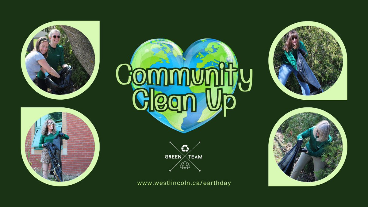 TWPWestLincoln's tweet photo. In honour of #EarthDay this Saturday, April 22, #WestLincoln's Green Team wants to help you host a Community Clean Up! 

You produce the helping hands and we'll find a location, provide supplies and pick up the collected material!

Learn more: https://t.co/g85uMjpqPW https://t.co/p6oS52CRz2