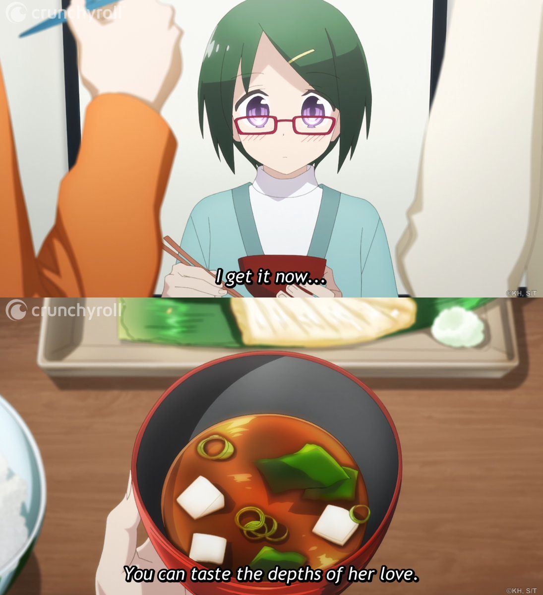 Crunchyroll's tweet photo. Made with love 💖🥘 (via @tonikawa_EN) https://t.co/PDQjfUKm2v
