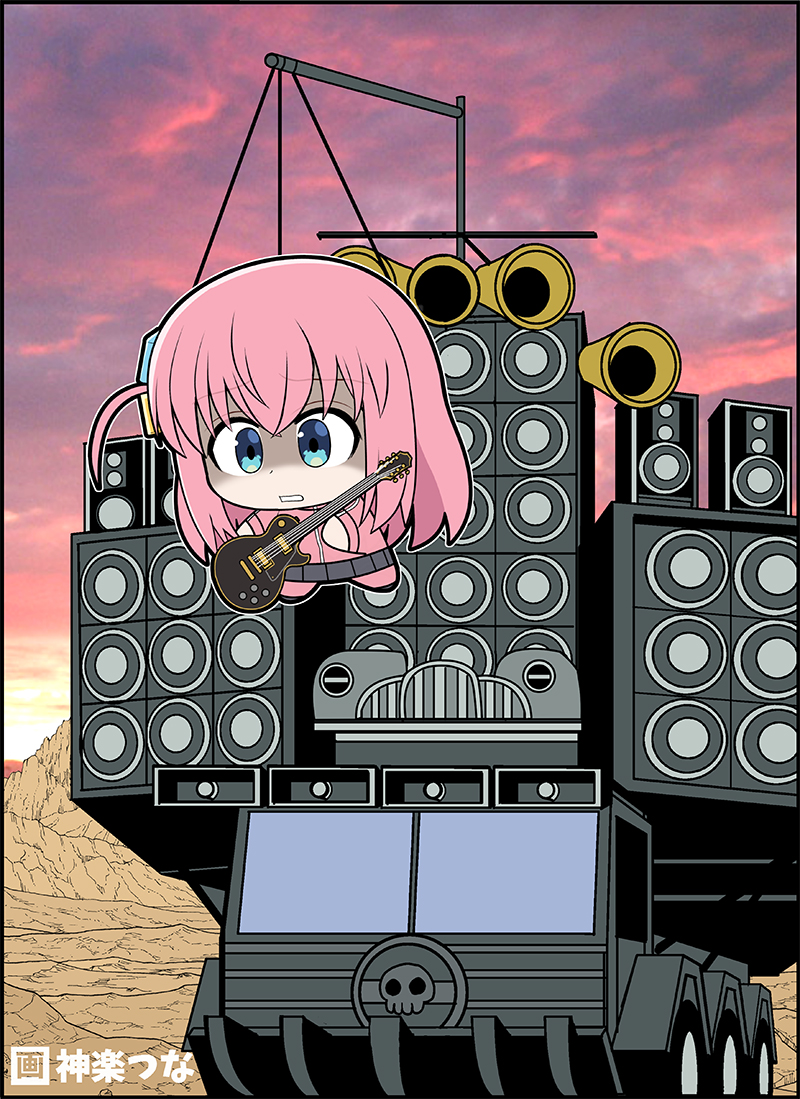 kaguramix's tweet image. 『マッドマックス 怒りのデス・ロード』に
出てた頃のぼっちちゃんです 
#ぼっち・ざ・ろっく

4月新刊ぼざろ本よろしくね
■メロンブックス通販　melonbooks.co.jp/detail/detail.…
■とらのあな通販　ec.toranoana.jp/tora_r/ec/item…
■DLsite dlsite.com/home/work/=/pr…