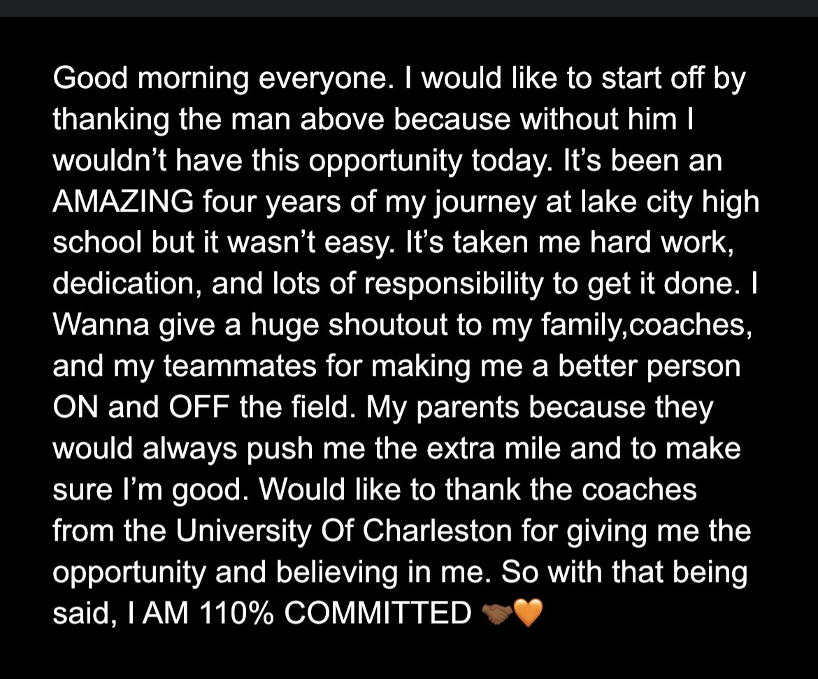 Jamespeterson_1's tweet photo. ITS OFFICIAL🤝🏾🧡 @FBCoachQ @UCWV_Football @CoachBake99 @CoachEstepLCHS @Coach_Stan3 @AthleticsLCHS @coachap21 @BDunnsports #Blessings #letswork https://t.co/SPKcPkdL9L