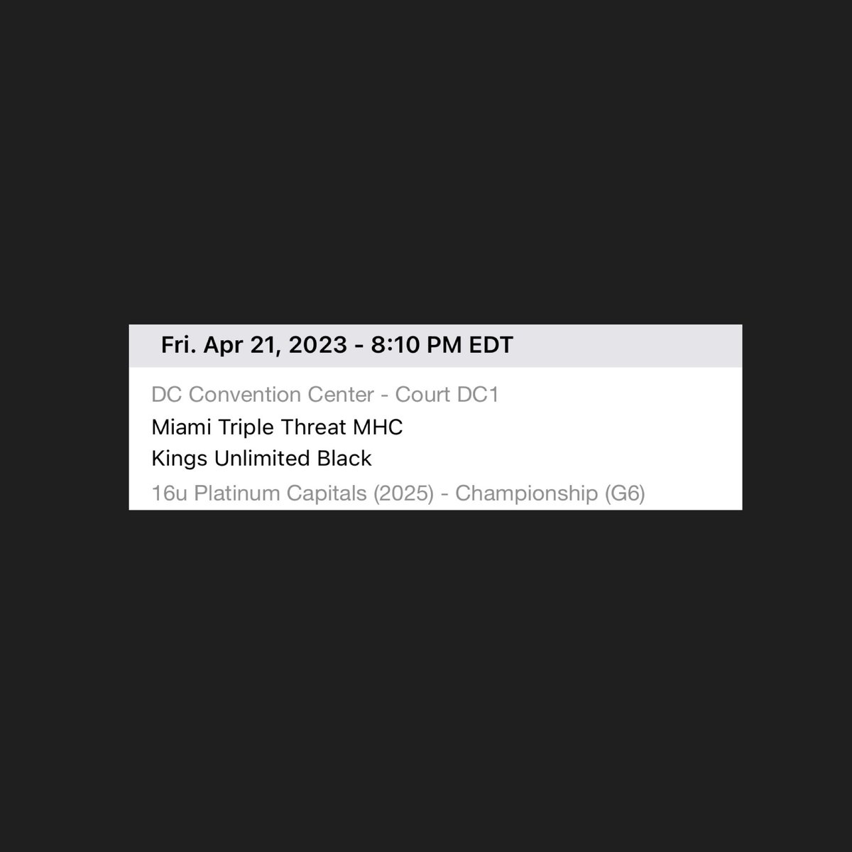 MIATripleThreat's tweet photo. Hyped for the beginning of NCAA Live Period @marqueehoops‼️#MHC #DCjumpoff #MiamiTripleThreat #LivePeriod #Exposure #GottaLOVEit https://t.co/52VYEC4wze