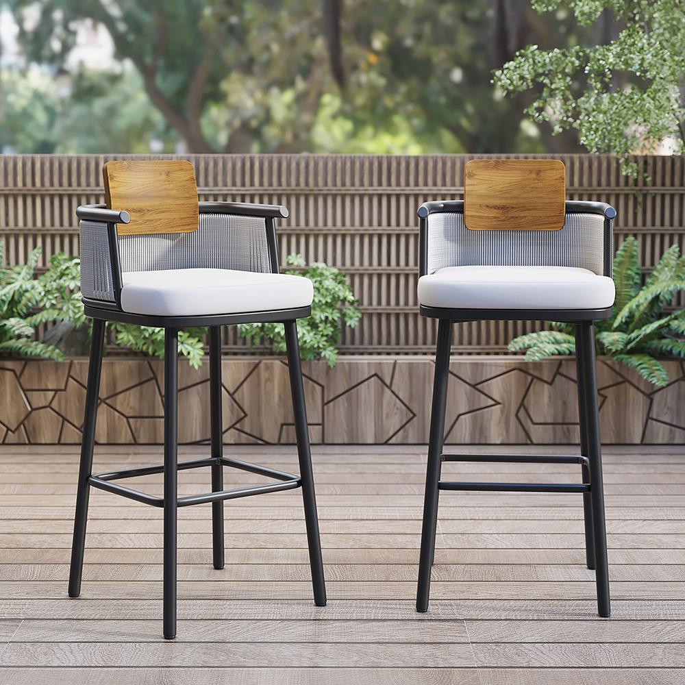ff49747809's tweet image. Bring your #outdoorvibes to the next level with these stunning &amp;amp; sturdy bar stools 🤩Perfect for any patio, backyard, or even commercial space! 🤩 🎊 💯 #sturdyframe #comfortableseating #uniquedesign