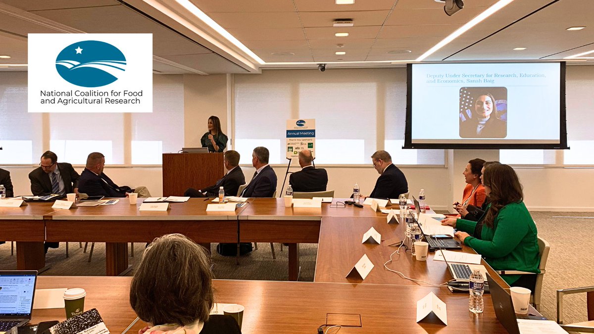 Yesterday, @NationalCFAR hosted its annual meeting & fly-in. Special thanks to @USDA Deputy Under Secretary for Research, Education, & Economics Sanah Baig for providing an update on important REE/@USDAScience priorities.