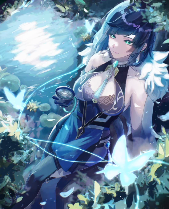 #Yelan #夜蘭生誕祭2023  #GenshinImpact 夜蘭さんお誕生日おめでとう!!大好きです!!!! 