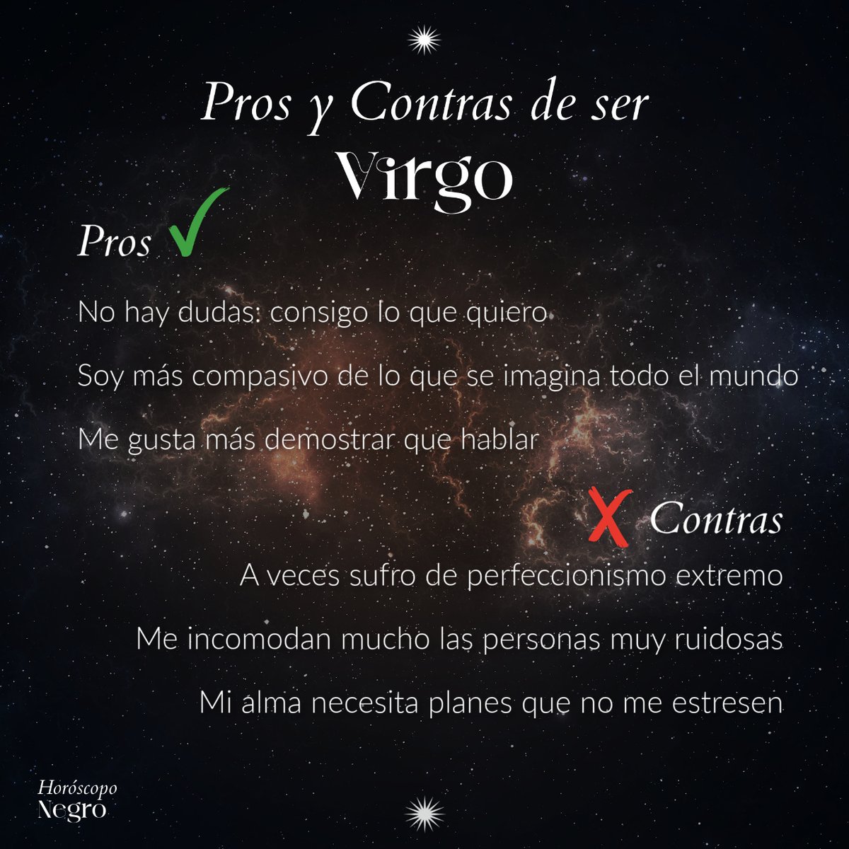 virgo_hn's tweet photo. Pros y contras de ser #virgo ✨🔮✨ #horoscoponegro https://t.co/37Lgi5wD87