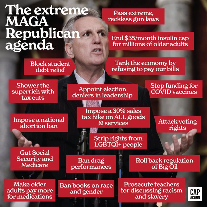 drgrinstead's tweet photo. GOP/MAGAts load up a debt limit bill with everything under the sun and bypass committee process completely - #OBV #DemVoice1 #ProudBlue #ProudBlueVets - Speak TRUTH to MAGA Lies!

Key House GOP promise has been exposed as the 'biggest fraud': reporter https://t.co/2Q09AHdMyh https://t.co/yEzo7gn5R5
