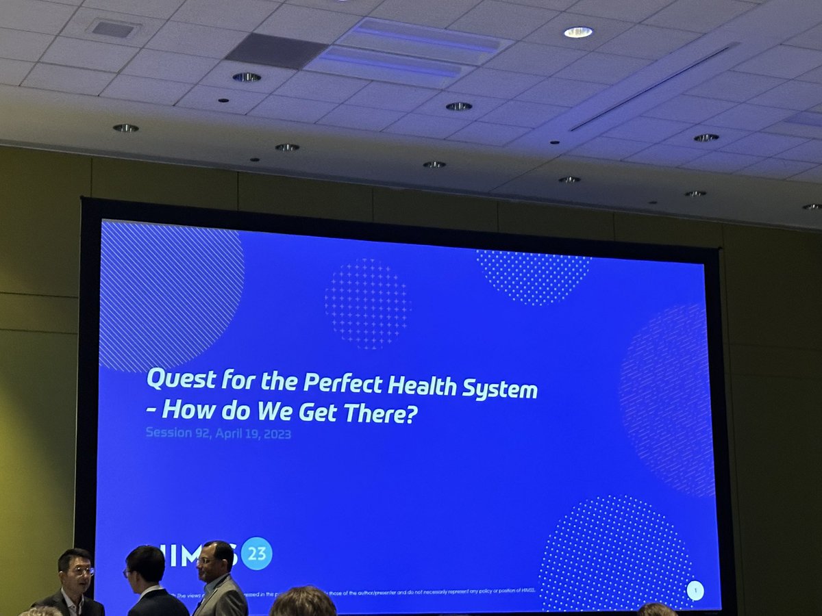 drewjs247's tweet photo. Really looking forward to the first seminar of the day! Important to understand what the ‘perfect’ health system looks like for local population with the patient at the centre of it &amp; how #digital can support. #healthcare #collaboration #patientcare https://t.co/rW97sBqgDP