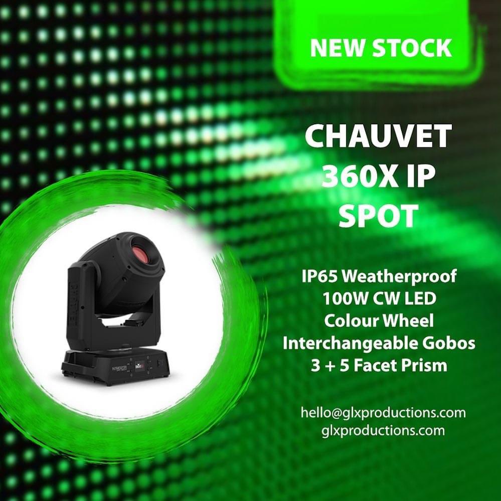 🚨New Stock Alert! 🚨 Perfect as a small, cost effective floor package, small festival stages, venue shows, both indoors &amp; out! #glx #stagelighting #outdoorlights #lightingdesign #chauvet