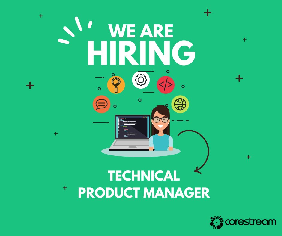 CorestreamInc's tweet image. We&apos;re looking for a Technical Product Manager to join our team! Do you have experience? Apply today: hubs.ly/Q01LWzqz0

#CorestreamWithUs #CorestreamCareers
