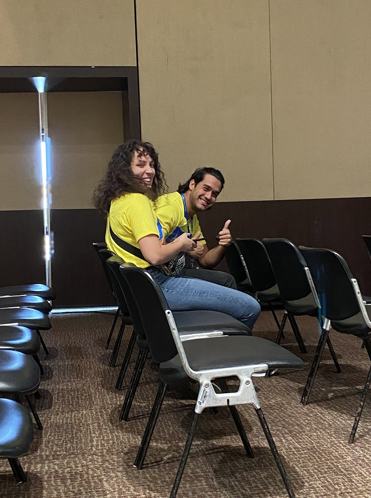 IeeeIsbi's tweet photo. Aren't our #ISBI2023 volunteers the best?? 😎

#medicalimaging #brainimaging #biomedicalimaging #bodyimaging #IEEEISBI #neuroimaging #LatinAmericanScience #biomedical #pathology #teamscience #research #colombia  #cartagena #scienceinlatam https://t.co/JHnrDevl6c