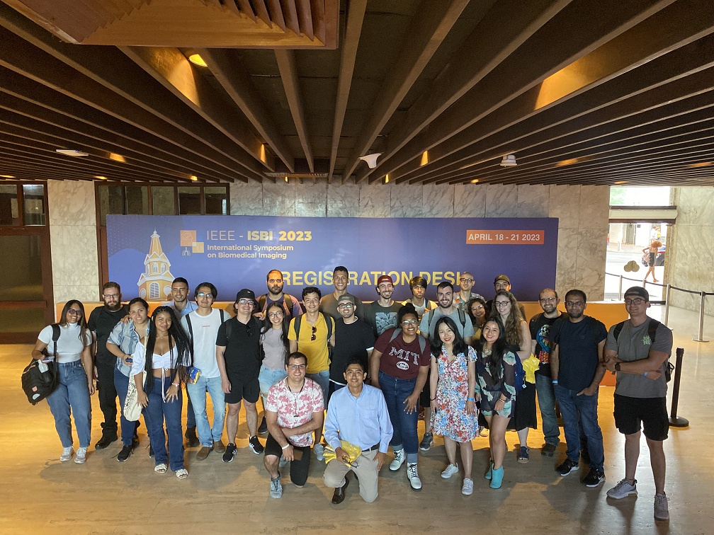 IeeeIsbi's tweet photo. Aren't our #ISBI2023 volunteers the best?? 😎

#medicalimaging #brainimaging #biomedicalimaging #bodyimaging #IEEEISBI #neuroimaging #LatinAmericanScience #biomedical #pathology #teamscience #research #colombia  #cartagena #scienceinlatam https://t.co/JHnrDevl6c