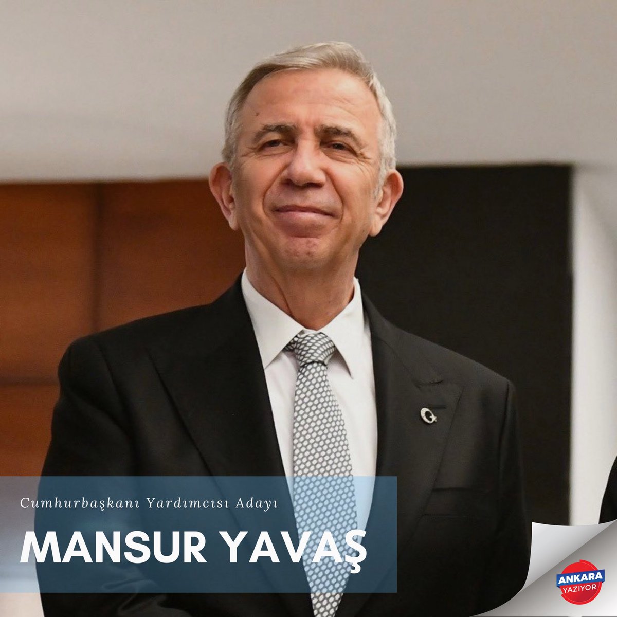 Mansur Yavaş;

"Bunlar yönetemezler, 
3 koyunu güdemezler dediler, Dünya Belediye Başkanları Başkent Ödülü aldım."