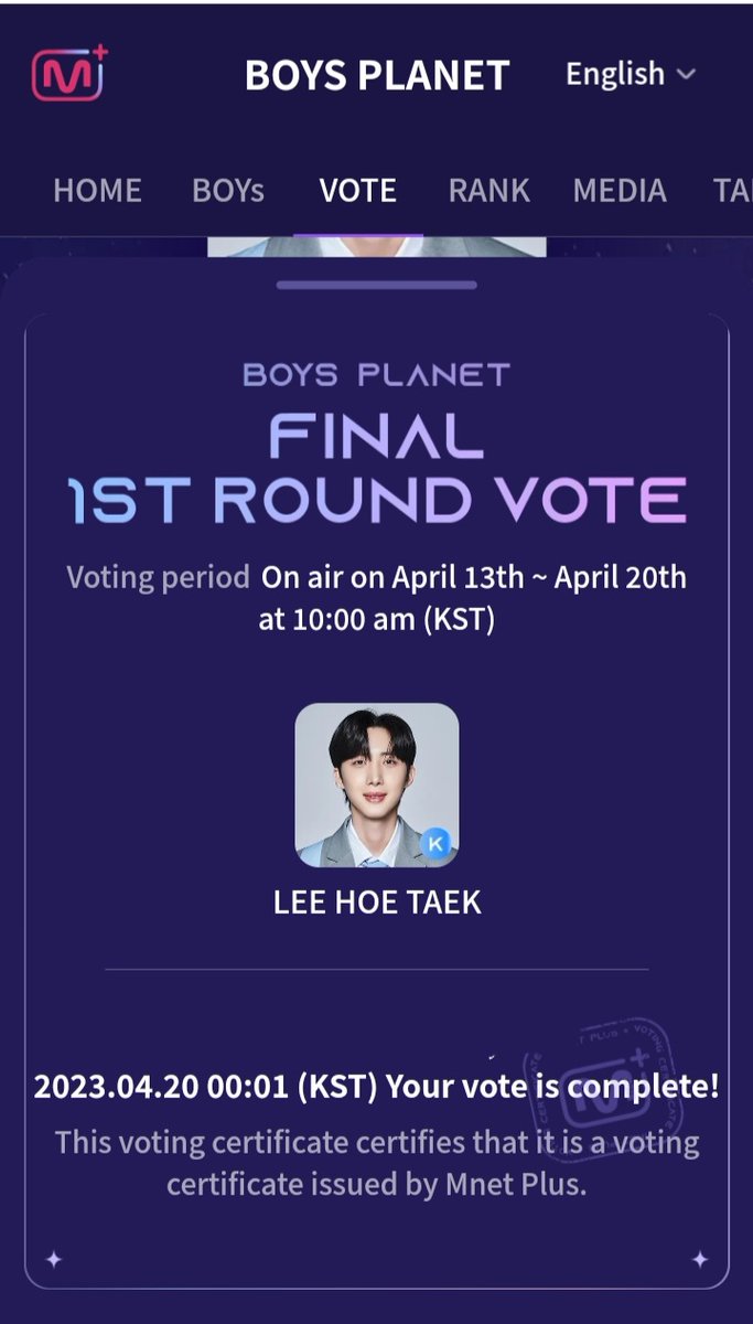 leader_hui99's tweet photo. ÚLTIMO DÍA DE VOTACIÓN!!
Tenemos hasta las 10:00 hora coreana para poder dejar nuestros últimos votos, no se olviden de votar y VOTEN SOLO POR LEE HOE TAEK 

Sigan la página <3
@CUBE_PTG @_mnetboysplanet @boysplanetchart #LEEHOETAK #HUI 
#보이즈플래닛 #이회택 #후이
#BOYSPLANET https://t.co/FpbtVI8Z3y