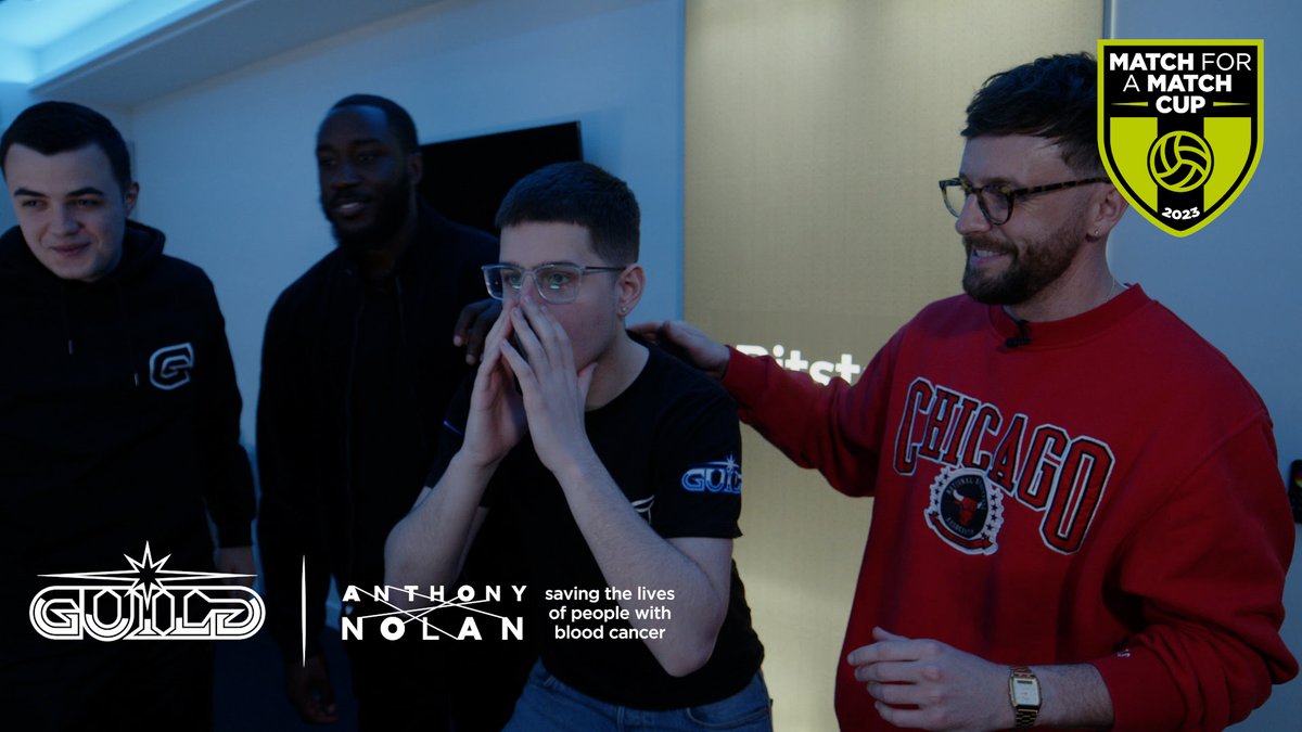 guildesports's tweet photo. Our friends @HarrieSilver, @anasfnbr, @Stevie11White  &amp; @hentvv  are preparing for the  @AnthonyNolan x Guild Esports #MatchForAMatch Cup on 25.04! 

🔴See how their FIFA training’s going in episode 2 on YouTube: https://t.co/t3tU0y3nzq https://t.co/obcAGBgm2V