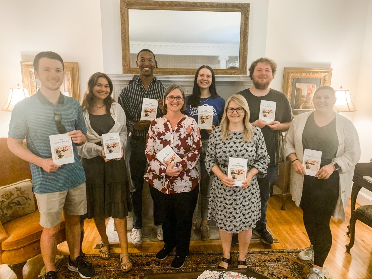 TroyUHistory's tweet photo. The Department of History and Philosophy had a great end-of-year cook out last night, including the launch of this year's edition of our student journal, the Alexandrian. Congrats to all the student authors and editors! https://t.co/xZkX3V11nn