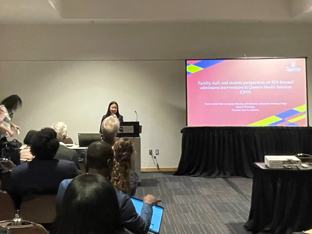 I was honoured to present the work of the <a href="/QueensUHealth/">Queen's Health Sciences</a> Dean's Action Table on EDI this week at #ICAM2023! Grateful for the opportunity to share with educators worldwide about equity in admissions to Health Sciences programs! <a href="/janephilpott/">Jane Philpott</a> <a href="/QueensuDOM/">Queen's U Department of Medicine</a> <a href="/queensuResearch/">Research@Queen's University</a>