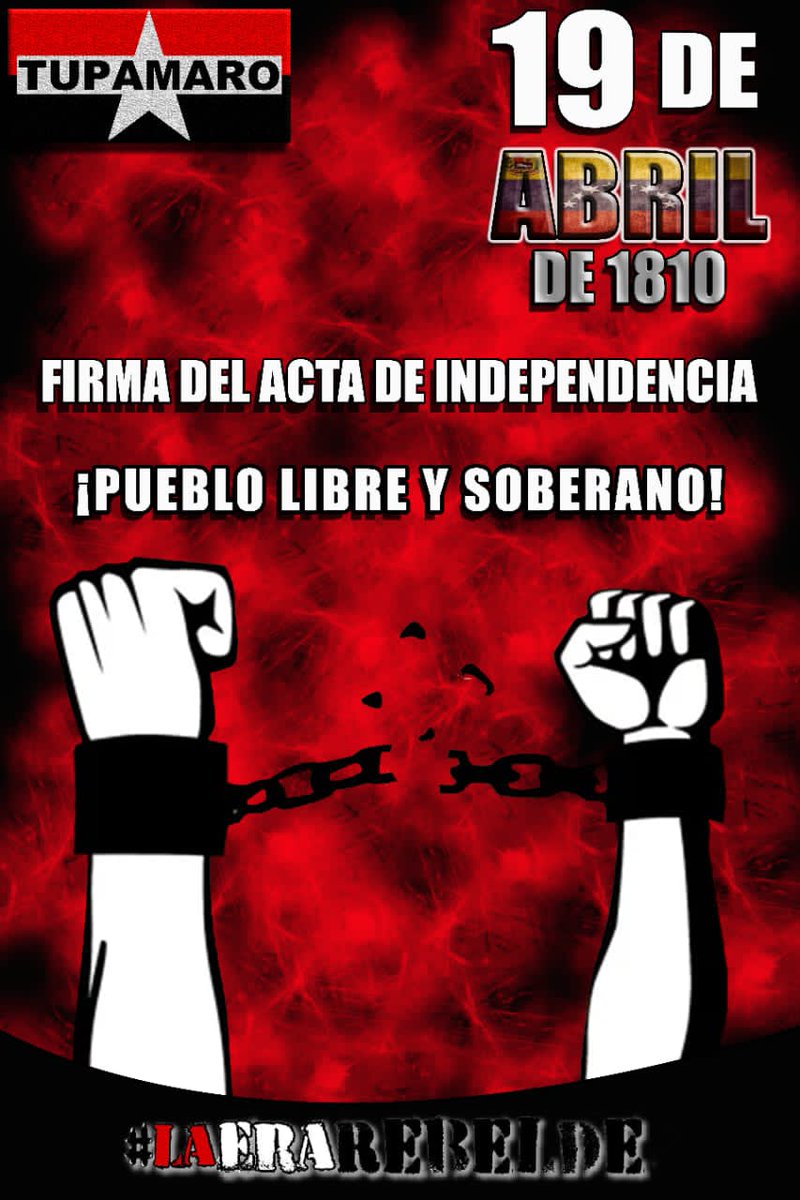 Mpio_AnacoMrt's tweet photo. Hoy se conmemoran 213 años del #19Abr de 1810 hito que marcó el inicio de la lucha por la Independencia de nuestro país frente al dominio del imperio español.

#Venezuela mantiene viva la llama de la valentía, defendiendo siempre la libertad

#AnacoPresente https://t.co/ix5lt5t2zj