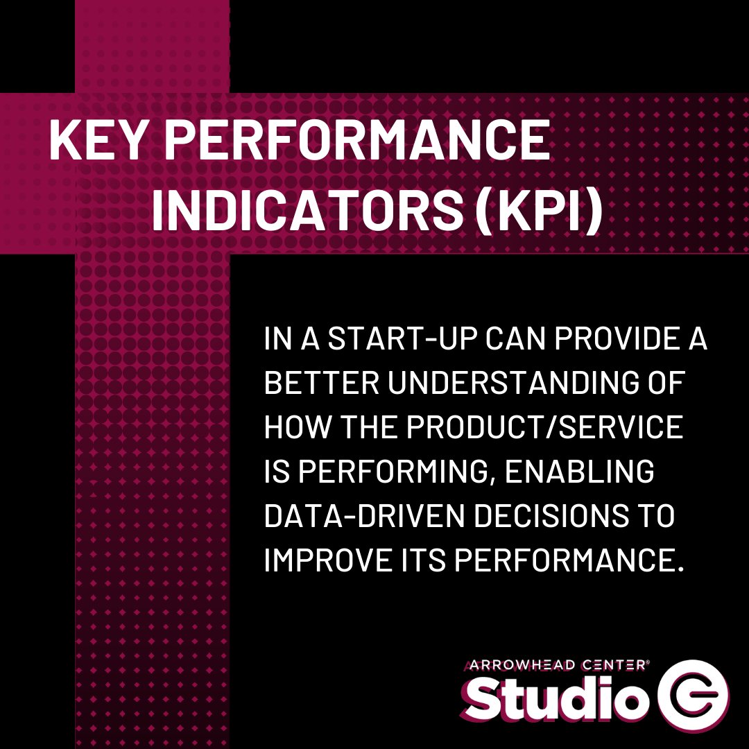 Measuring is a fundamental step in the Lean Methodology, by setting up KPI, your start-up can identify which metrics are most important for the business and track them over time to determine  if the startup is moving in the right direction.

#StudioG #NMSU #startup #business