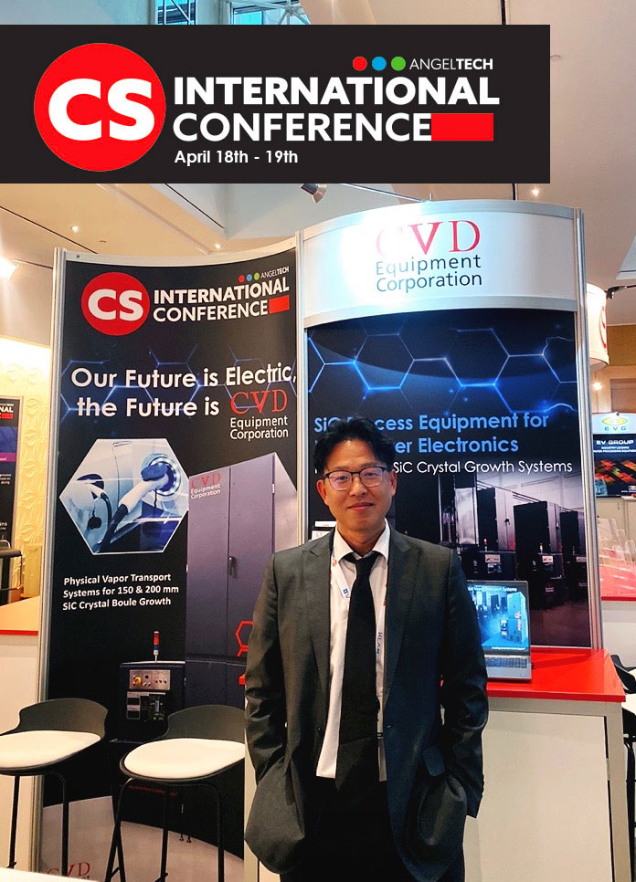 Last Day at the @compoundsemi International Conference! Make sure to stop by booth 37, and discuss our production systems for 150 mm and 200 mm SiC Crystal Growth and Epitaxial Systems. #PVT150 #CVD #SiC #siliconcarbide