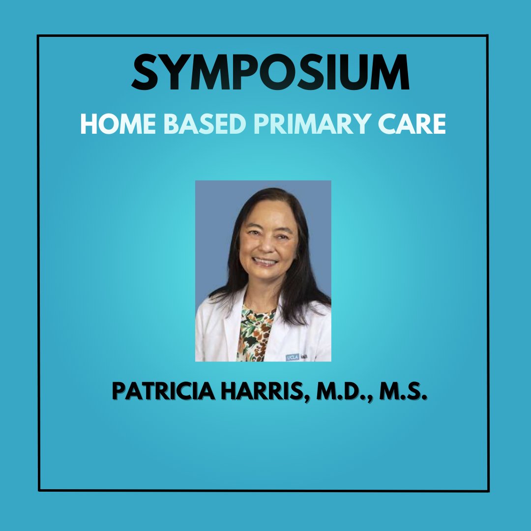 UCLAGeriFellows's tweet photo. Dr. Harris will be leading a Home Based Primary Care Symposium at #AGS23 https://t.co/OfswLpJytG