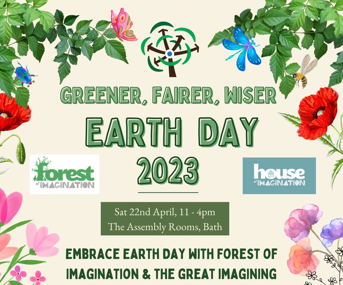 NT Bath Assembly Rooms (@ntassemblyrooms) on Twitter photo Bath Assembly Rooms will be hosting the <a href="/forestimaginatn/">ForestofImagination®</a> this #EarthDay (Saturday 22 April) in the Card Room. Come and join creative workshops, debates and the launch of The Great Imagining newspaper.
Free for all, but advisable to book: bit.ly/40UeynB Bath Assembly Rooms will be hosting the <a href="/forestimaginatn/">ForestofImagination®</a> this #EarthDay (Saturday 22 April) in the Card Room. Come and join creative workshops, debates and the launch of The Great Imagining newspaper.
Free for all, but advisable to book: bit.ly/40UeynB