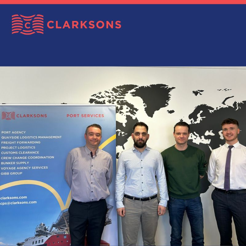Clarksons_CPS's tweet photo. TEAMWORK
Today, we see members of our team from Aberdeen, Belfast and The Netherlands coming together for a client meeting at our Matthews Quay facility in #Aberdeen.
@DHSSAgencies
#clarksons #clarksonsportservices #DHSS #portagent #customs #teamwork #shipsagent https://t.co/182TLVhdGa