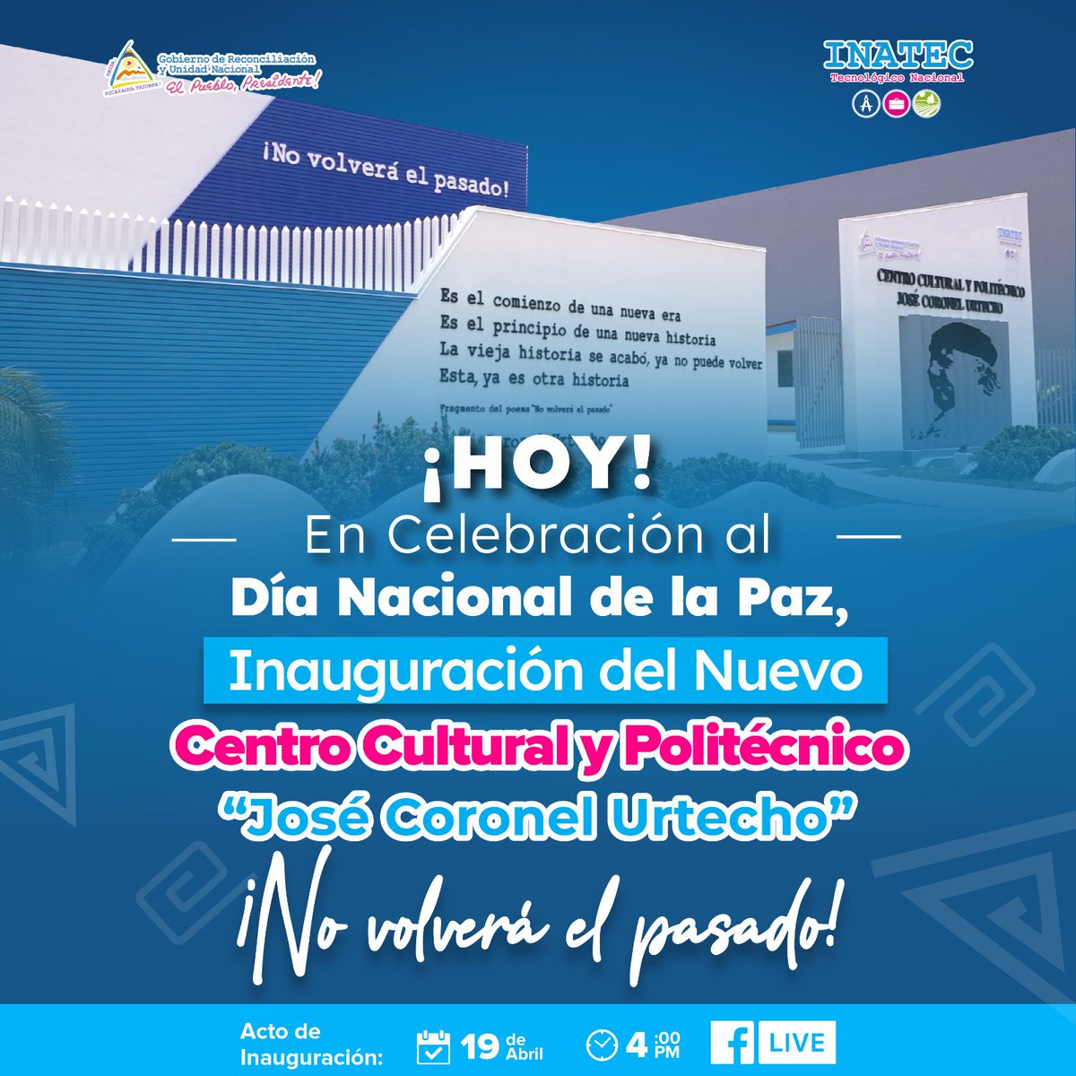 HoChiMinhF's tweet photo. En #Nicaragua se celebra el día nacional de la PAZ, inaugurando nuevos centros de estudios.

@DMatagalpa @Politicanica_ @RaytiPadillaC 

#LaPazNuestraVictoria #UnidosEnVictorias https://t.co/tWh2uLH98i