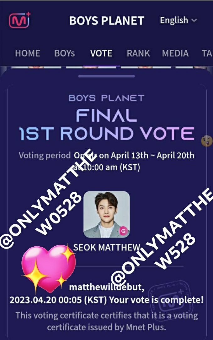mattzerose's tweet image. NO MATTER WHAT HAPPENS FOR TOMORROW WE ARE ALWAYS HERE FOR YOU! MATTHEW LET'S DEBUT!🦊
#Matthew1Pick 
#SEOKMATTHEW
 #OnlyForMatthew
#석매튜