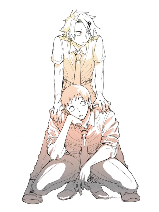 色塗りを放棄してたらくがきたち 