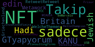 infokalyptisch's tweet photo. Trending in my timeline now: #NFT (2) #sadece (1) #Takip (1) #GTyapyorum (1) #Hadi (1) #edin (1) #KANU (1) #Britain (1) https://t.co/hNfp9loMfI