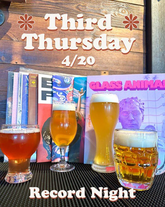 cinderblockbrew's tweet photo. Tomorrow is Third Thursday Record Night!
๐บ$1 off drafts all night!
๐ถ @FM_MUSIC_NKC will be in-house from 6-9pm selling & trading vinyls!
๐ญIโll Be Dogged food truck will be slinging gourmet dogs from 5-8pm.
#thirdthursday #vinyls #recordnight #drinklocalkc #shoplocalkc https://t.co/Tuy9S32pSG