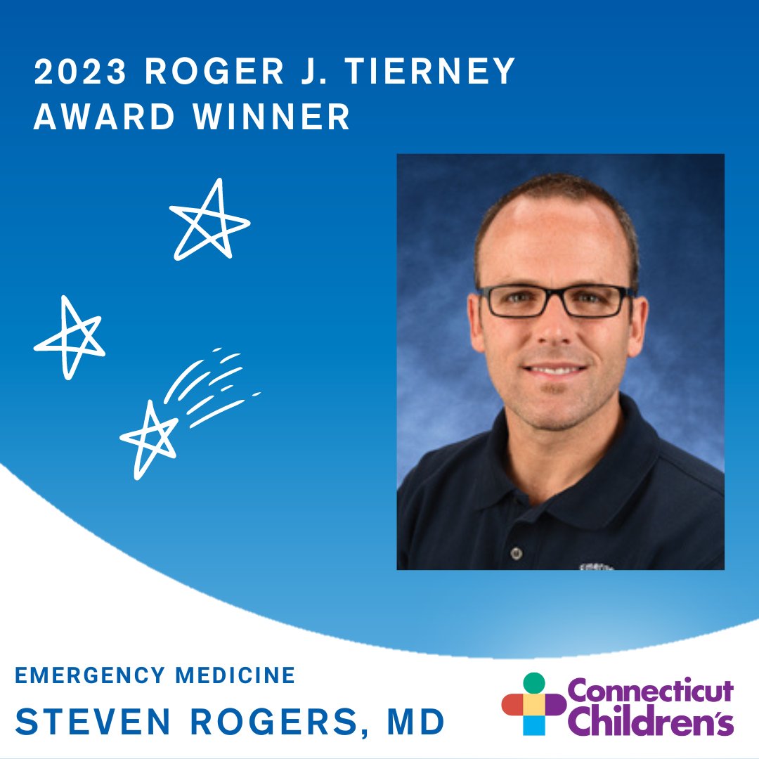 Dr. Steven Rogers, Emergency Medicine, has been chosen by the American Association of Suicidology as the 2023 Roger J. Tierney Award winner - a prestigious honor recognizing his incredible accomplishments and impact on kids for helping them find ongoing treatment. 👏👏🎉
