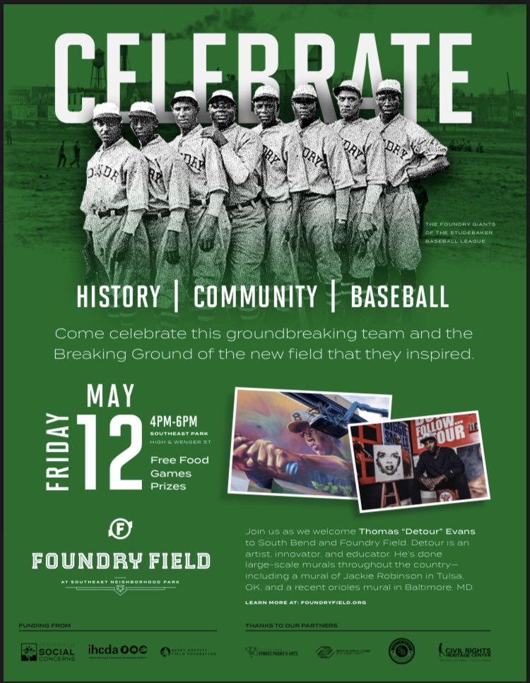 nicholas mainieri (@nickmainieri) on Twitter photo The <a href="/FoundryField/">Foundry Field</a> project, subject of my recent story in <a href="/ndmagazine/">Notre Dame Magazine</a>, will have its groundbreaking celebration on May 12. Looks to be a neat event—please take note if you’re a South Bend community member or are around that afternoon! The <a href="/FoundryField/">Foundry Field</a> project, subject of my recent story in <a href="/ndmagazine/">Notre Dame Magazine</a>, will have its groundbreaking celebration on May 12. Looks to be a neat event—please take note if you’re a South Bend community member or are around that afternoon!