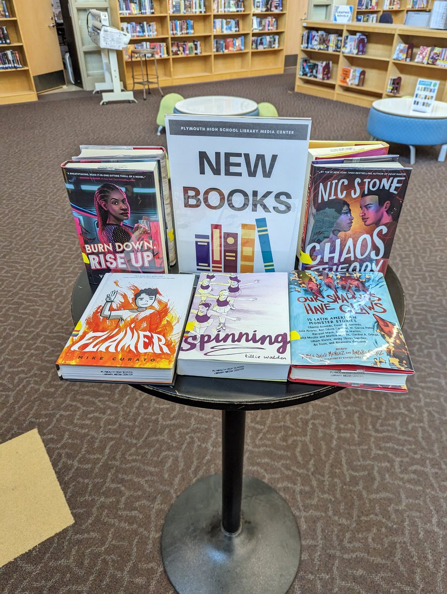 Plymouth High School Library Media Center tweet media