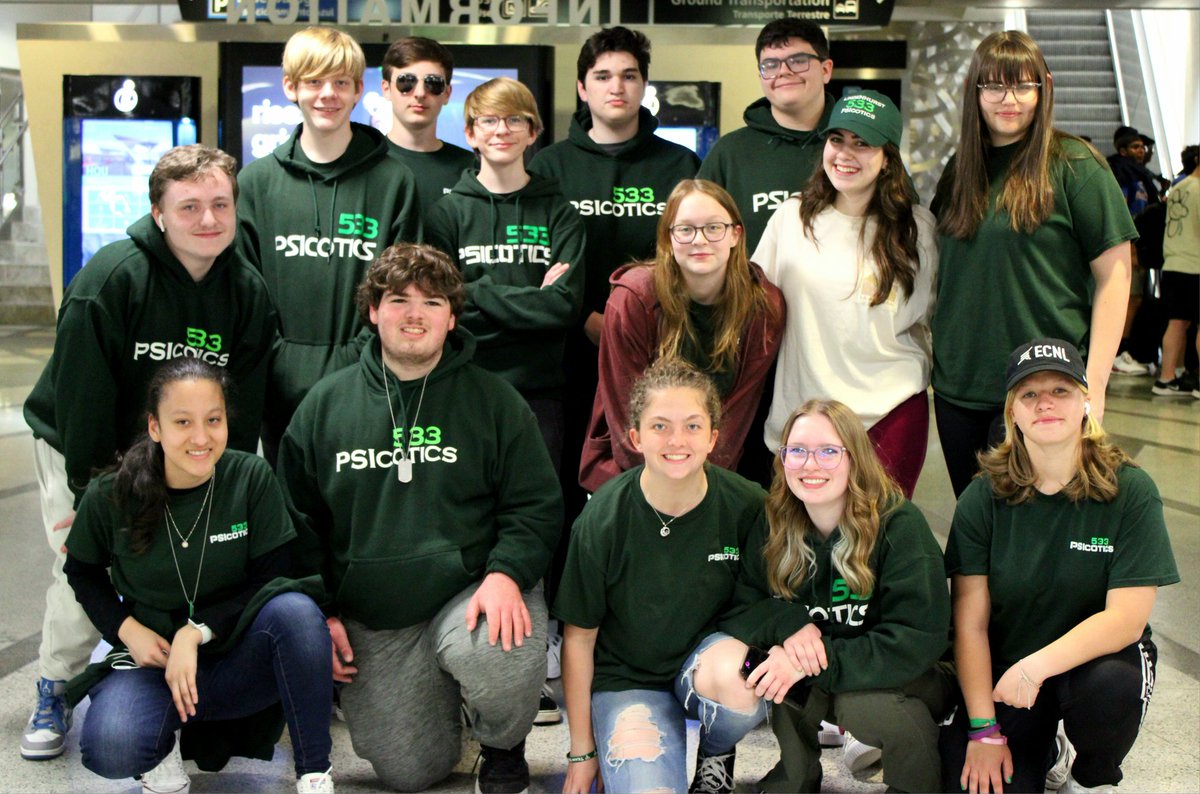 frcteam533's tweet photo. Houston, we have touchdown! π
Practice matches start today, and we're so excited to get on the field!
#Team533 #PSIcotics #FIRSTRobotics #FRC #OMGRobots #Robots #STEM https://t.co/Vgb2Bz9zjZ