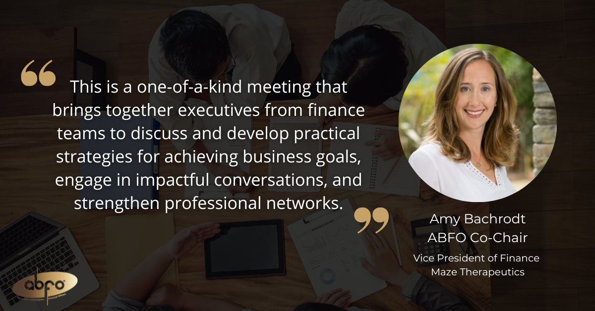 The Association of Bioscience Financial Officers tweet media