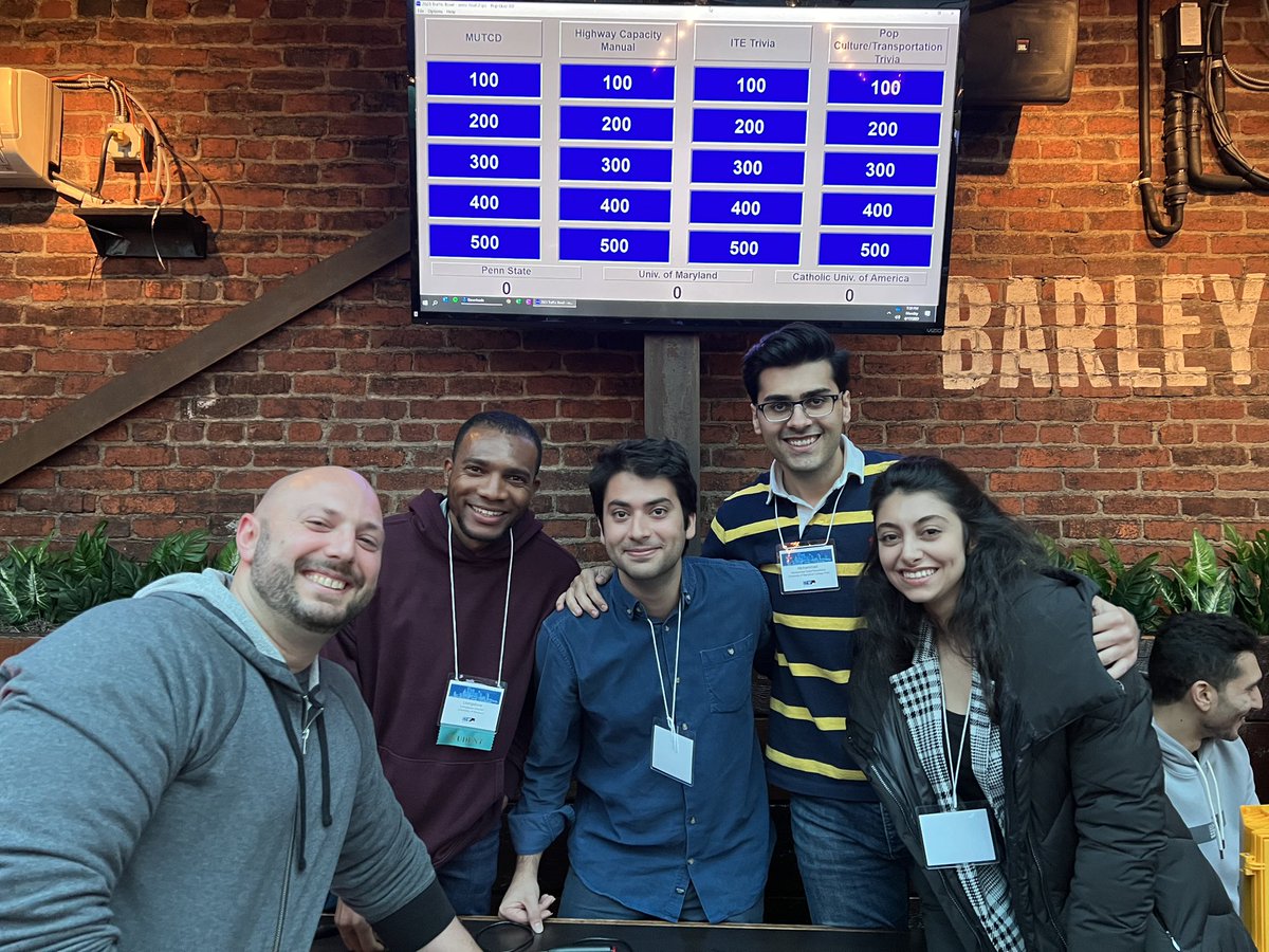 stoneimonitie's tweet photo. It was exciting being part of the ITE Mid-Colonial District Annual Meeting 2023 at Pittsburgh, Pennsylvania. I was part of the team from the University of Maryland that participated in the traffic bowl.
#ITE #WDCSITE #transpotation #itetrafficbowl2023 https://t.co/kNYauHB2pj