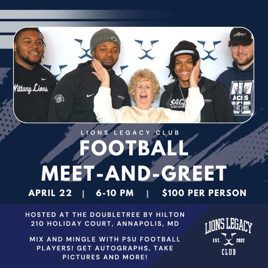 For football fans…this is a great event with future NFL stars. Penn State is loaded with talent. #nil #weare #pennstate #memorabilia